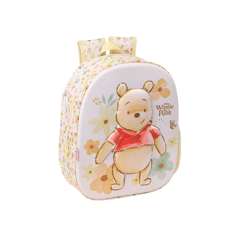 Sac à dos 3D Winnie l’Ourson jaune pastel 27x33x10 cm Sac à dos 3D Winnie l’Ourson jaune pastel 27x33x10 cm
