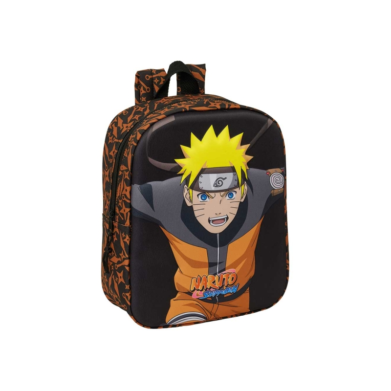 Sac à dos Naruto 3D noir et orange 6 L Sac à dos Naruto 3D noir et orange 6 L