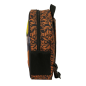 Sac à dos Naruto 3D noir orange 27x33x10 cm