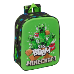 Sac à dos Minecraft vert noir