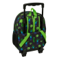 Sac à dos Minecraft Boom avec chariot vert noir Sac à dos Minecraft Boom avec chariot vert noir