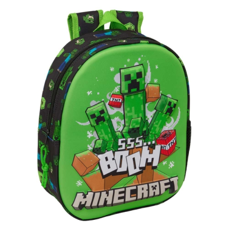 Sac à dos Minecraft vert noir
