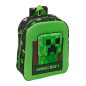 Sac à dos enfant Minecraft 3D vert noir 6L