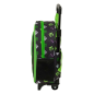 Sac à dos à roulettes Minecraft vert noir Sac à dos à roulettes Minecraft vert noir