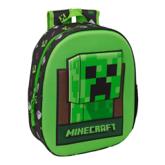sac à dos Minecraft vert noir