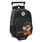 Sac à dos à roulettes Dragon Ball noir avec porte-bouteille Sac à dos à roulettes Dragon Ball noir avec porte-bouteille