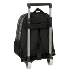 Sac à dos à roulettes Dragon Ball noir avec porte-bouteille