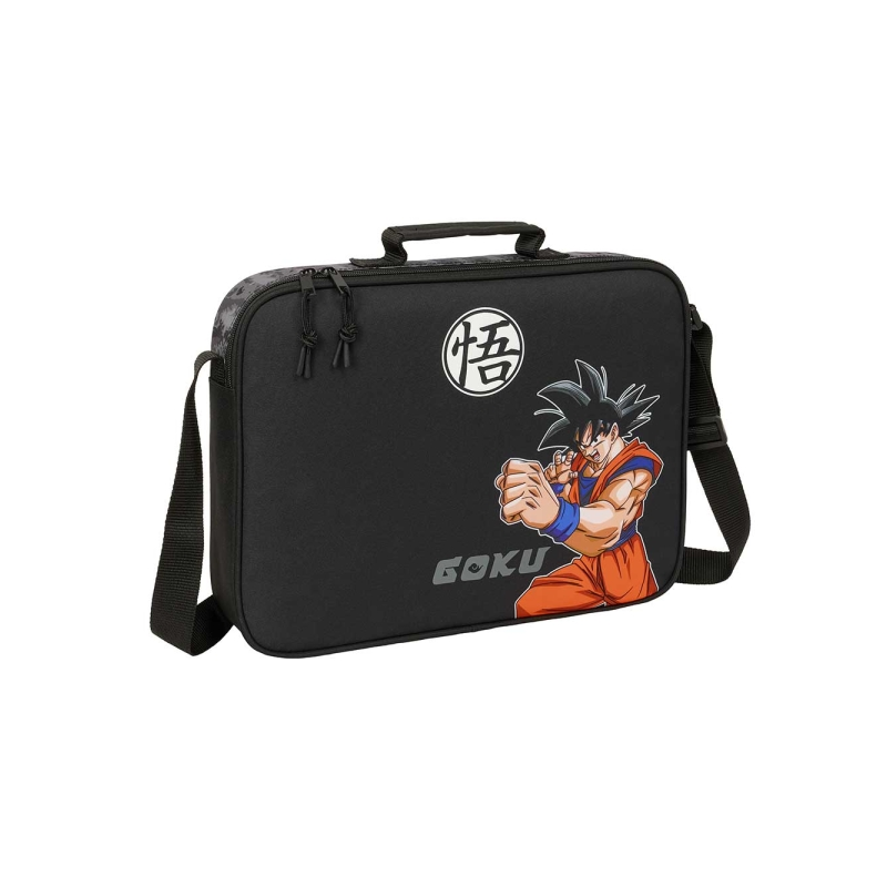Porte-documents Dragon Ball noir à bandoulière ajustable Porte-documents Dragon Ball noir à bandoulière ajustable