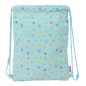 Sac à dos corde Mickey Mouse bleu pastel 26x34 cm