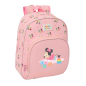 Sac à dos enfant Minnie Mouse rose pastel,porte-bouteilles Sac à dos enfant Minnie Mouse rose pastel,porte-bouteilles