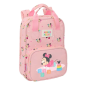 Sac à dos enfant Minnie Mouse rose pastel