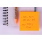 Apli Funny Sticky Notes Adhésives 75x75mm - Bloc de 100 Feuilles - Orange Fluo Apli Funny Sticky Notes Adhésives 75x75mm - Bloc de 100 Feuilles - Orange Fluo