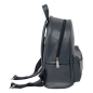 Sac à dos mini Stitch noir, poche avant, bretelles réglables Sac à dos mini Stitch noir, poche avant, bretelles réglables