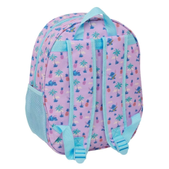 Sac à dos Stitch 3D bleu pastel 27x33x10 cm