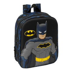 Sac à dos enfant Batman noir 3D