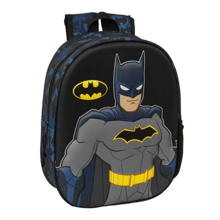 sac à dos enfant Batman 3D noir