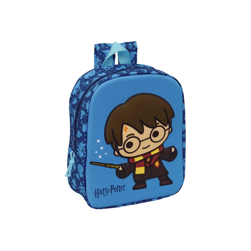 Sac à dos enfant Harry Potter 3D bleu 6L