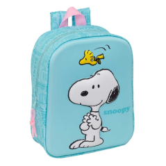 Sac à dos Snoopy bleu pastel