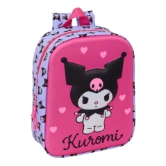 Sac à dos 3D Kuromi magenta