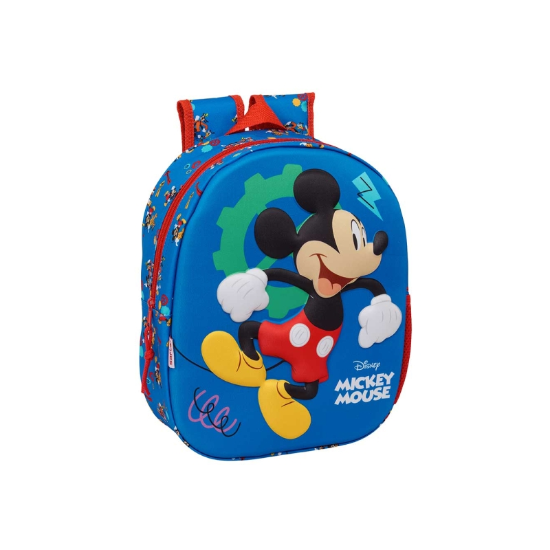 Sac à dos Mickey Mouse 3D bleu foncé 27x33x10 cm Sac à dos Mickey Mouse 3D bleu foncé 27x33x10 cm