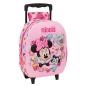 Minnie Mouse Cartable à roulettes rose 27x33x10 cm