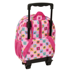 Minnie Mouse Cartable à roulettes rose 27x33x10 cm