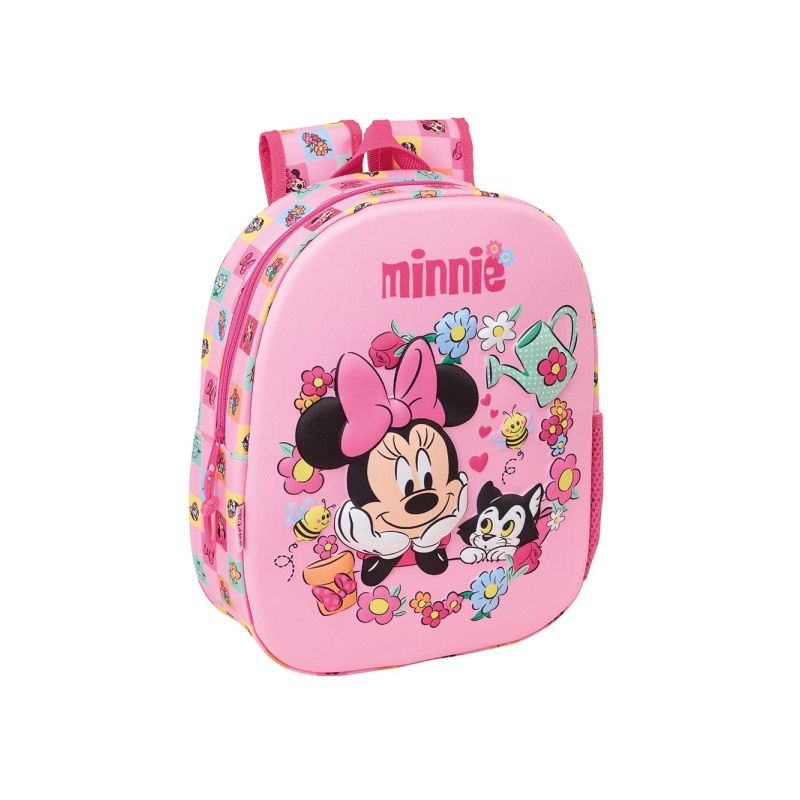 Sac à dos Minnie Mouse 3D rose 27x33x10 cm Sac à dos Minnie Mouse 3D rose 27x33x10 cm