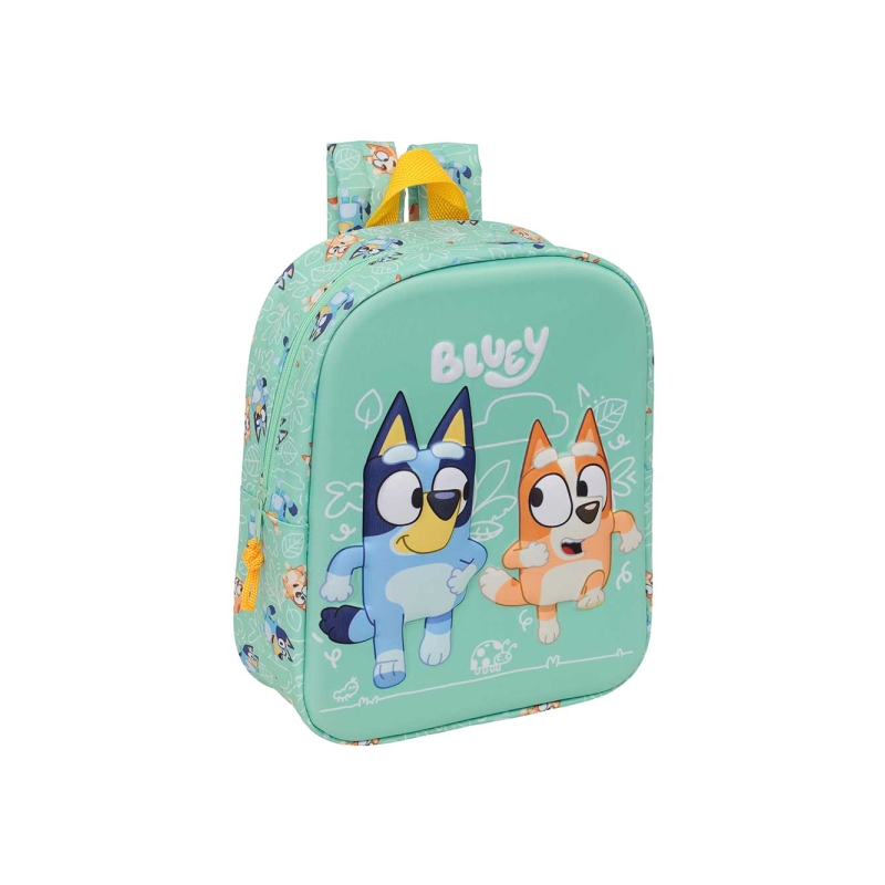 Sac à dos enfant Bluey 3D menthe 6L
