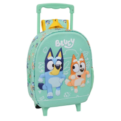 Sac à roulettes menthe Bluey