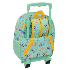 Sac à roulettes Bluey menthe 27x33x10 cm