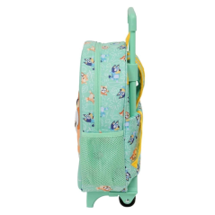 Sac à roulettes menthe Bluey