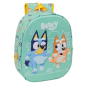 Sac à dos 3D Bluey menthe 27x33x10 cm, porte-bouteille Sac à dos 3D Bluey menthe 27x33x10 cm, porte-bouteille