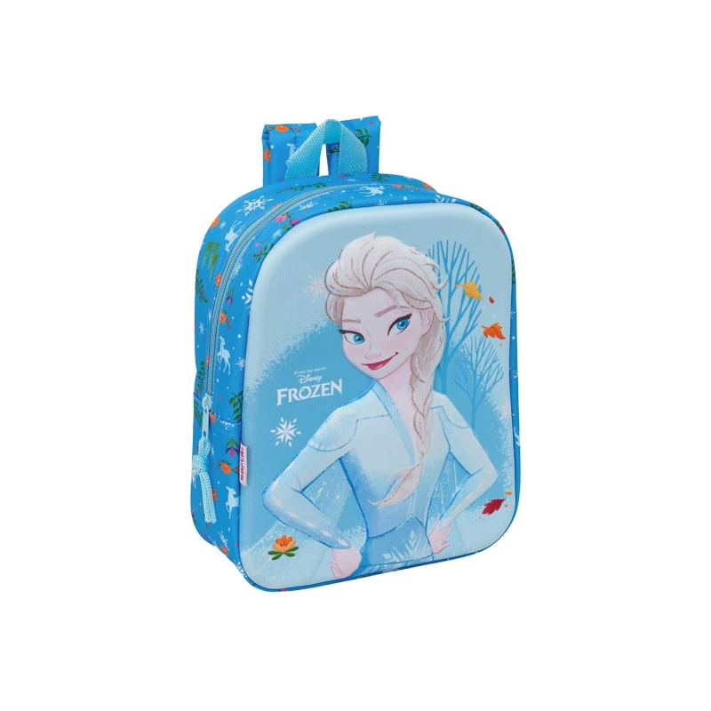 Sac à dos Frozen 3D Safta 6L bleu clair Sac à dos Frozen 3D Safta 6L bleu clair