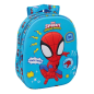 Sac à dos Spidey 3D bleu avec porte-bouteille Sac à dos Spidey 3D bleu avec porte-bouteille