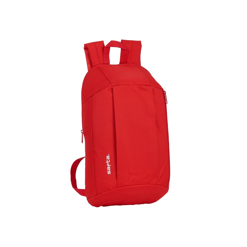 Sac à dos mini Safta rouge avec bretelles rembourrées Sac à dos mini Safta rouge avec bretelles rembourrées