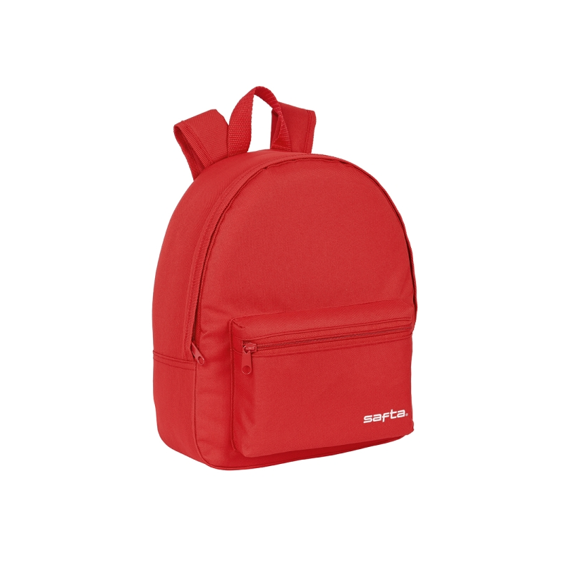 Sac à dos mini Safta rouge avec poche avant Sac à dos mini Safta rouge avec poche avant