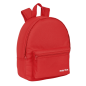 Sac à dos mini Safta rouge avec poche avant Sac à dos mini Safta rouge avec poche avant