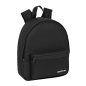 Mini sac à dos Safta noir 8,65 L avec poche avant