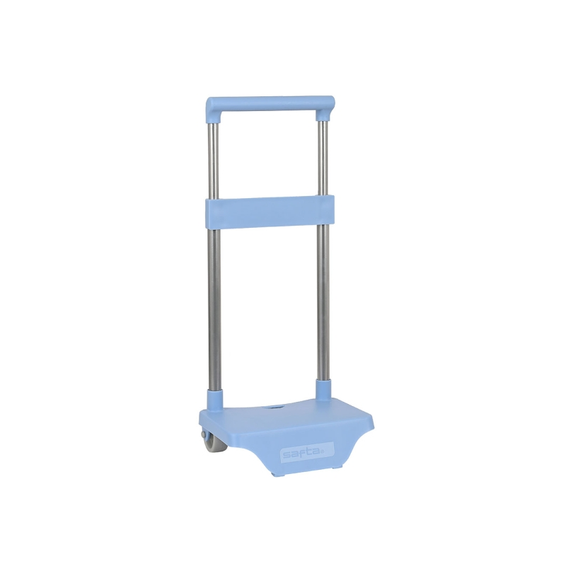 Sac à dos trolley à roulettes bleu clair acier Sac à dos trolley à roulettes bleu clair acier