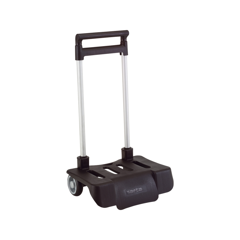 Sac à dos trolley pliable Safta noir roues silencieuses