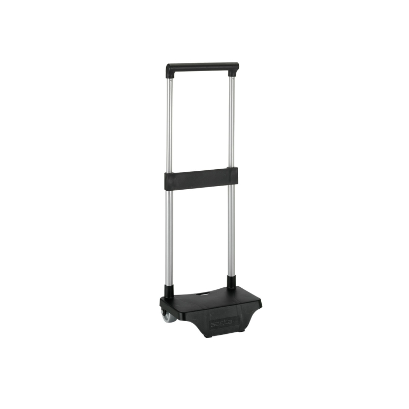 Sac à dos trolley Safta noir à roues PVC 26x10x34 cm