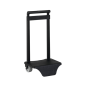 Sac à dos trolley Safta noir à roulettes PVC 22x10x27 cm Sac à dos trolley Safta noir à roulettes PVC 22x10x27 cm