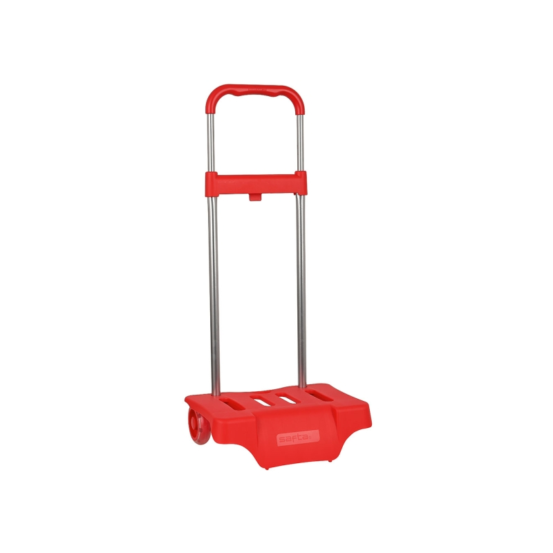 Sac à dos trolley pliable à roulettes rouge Sac à dos trolley pliable à roulettes rouge