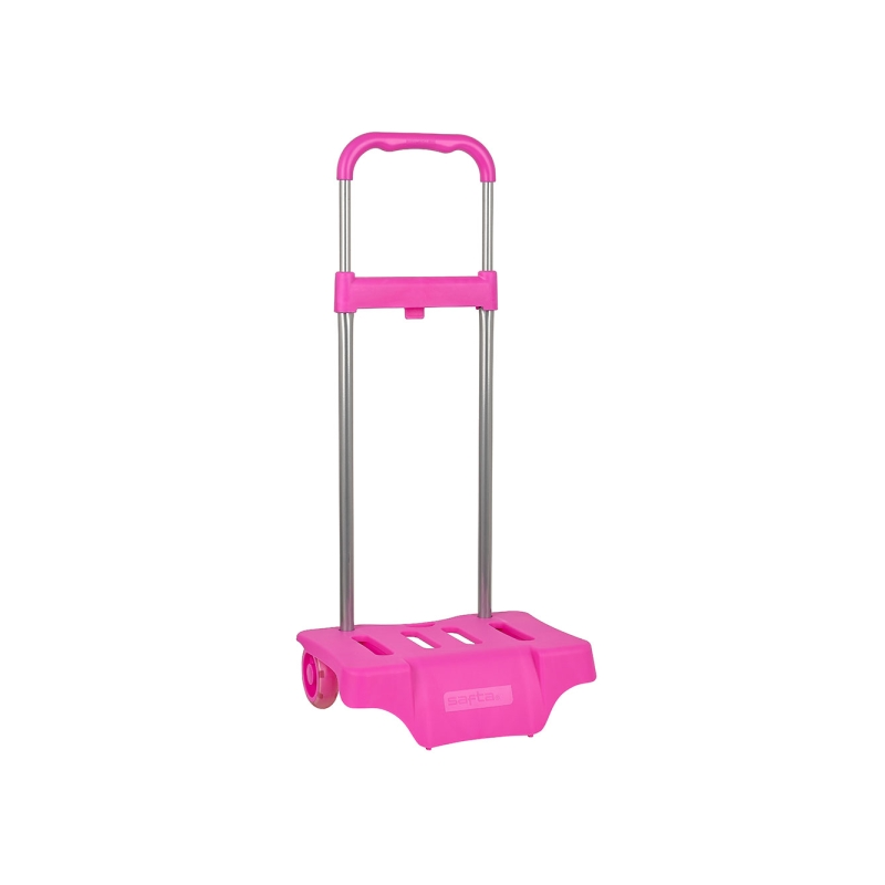 Sac à dos trolley Safta rose 85 cm roues silencieuses