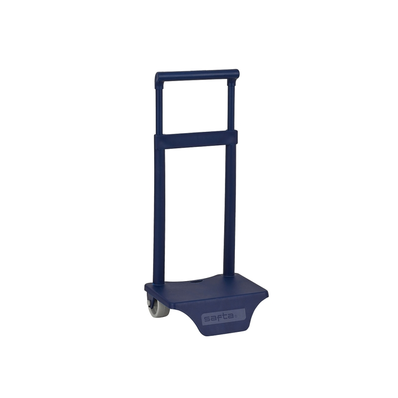 Sac à dos trolley Safta bleu marine roues PVC