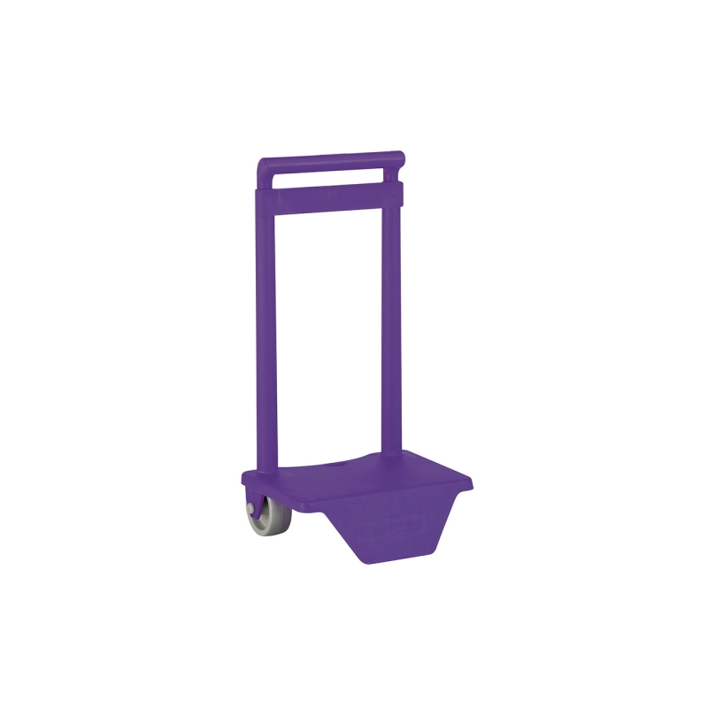 Sac à dos trolley Safta violet à roulettes PVC Sac à dos trolley Safta violet à roulettes PVC