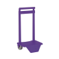 Sac à dos trolley Safta violet à roulettes PVC Sac à dos trolley Safta violet à roulettes PVC