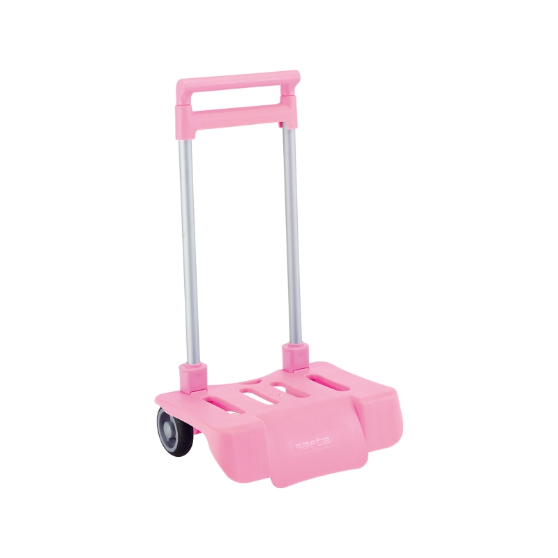 Sac à dos trolley Safta rose à roues silencieuses Sac à dos trolley Safta rose à roues silencieuses