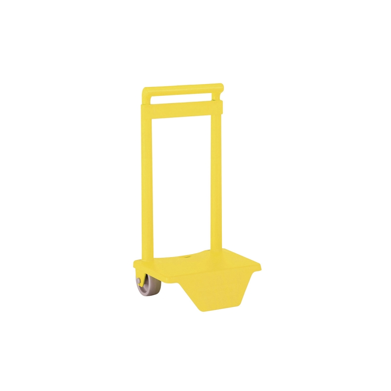 Sac à dos trolley Safta jaune à roues PVC 18x16x35 cm Sac à dos trolley Safta jaune à roues PVC 18x16x35 cm