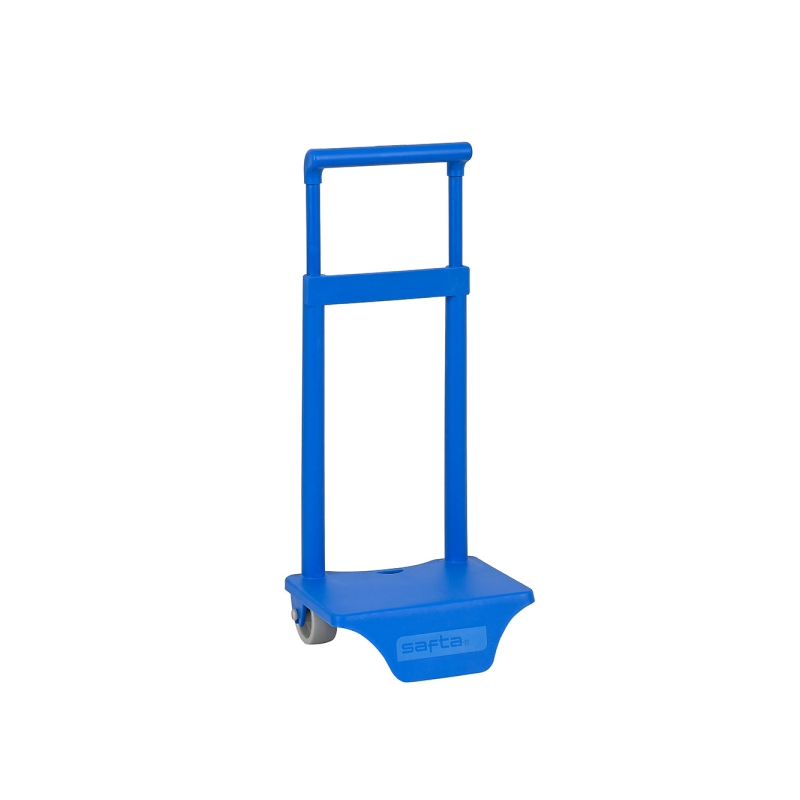 Sac à dos trolley Safta bleu roues silencieuses Sac à dos trolley Safta bleu roues silencieuses